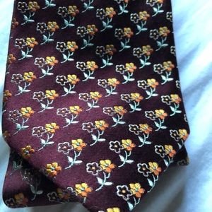 Beautiful Zegna silk tie for fall/ winter